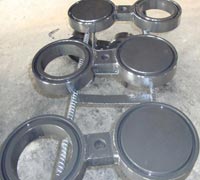 10 Inch, ASME B16.48, Class 1500, SA 105 Spectacle Blind Flange 10英寸,ASME B16.48, Class 1500, SA 105眼镜盲法兰