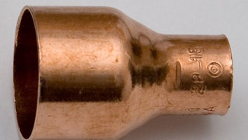 Schedule 120, 1 x 1/2 Inch, BW, ASME B16.9, Copper Concentric Reducer 进度120,1 x 1/2英寸,BW,ASME B16.9,铜同心减速机
