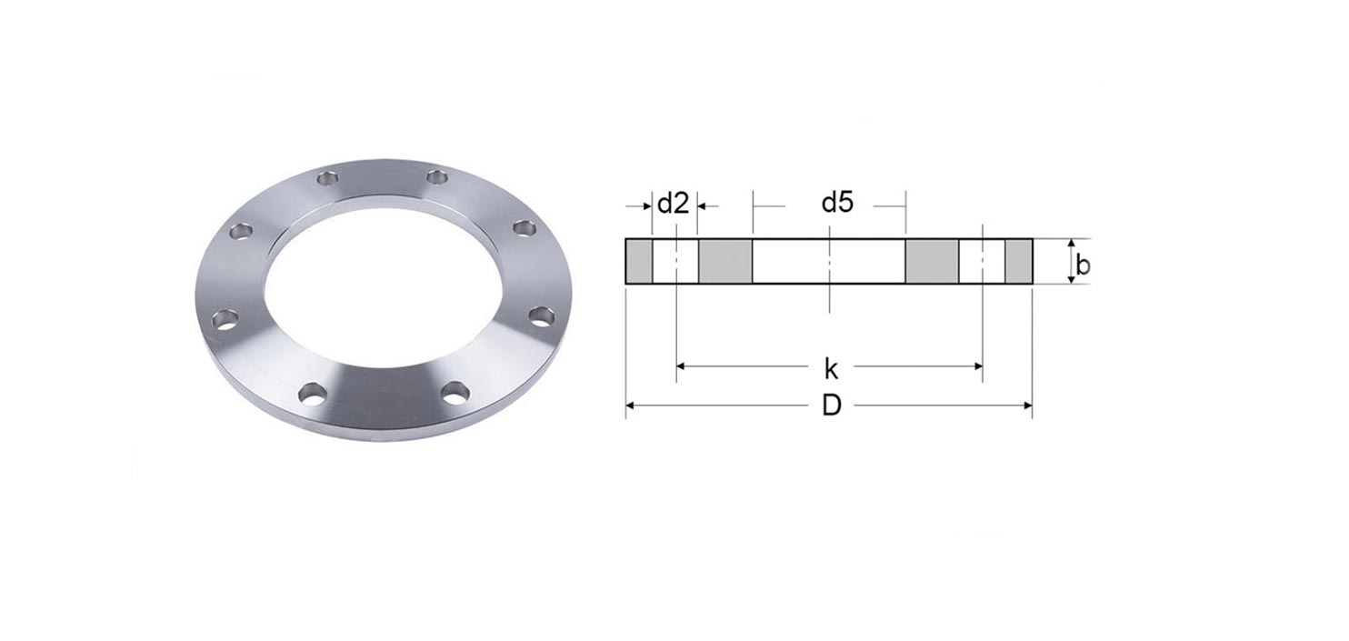 Stainless Steel Blind Plate Flanges Dimensions 不锈钢盲板法兰尺寸gydF4y2Ba