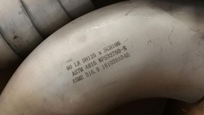 UNS S32750 Pipe Fittings UNS S32750管件