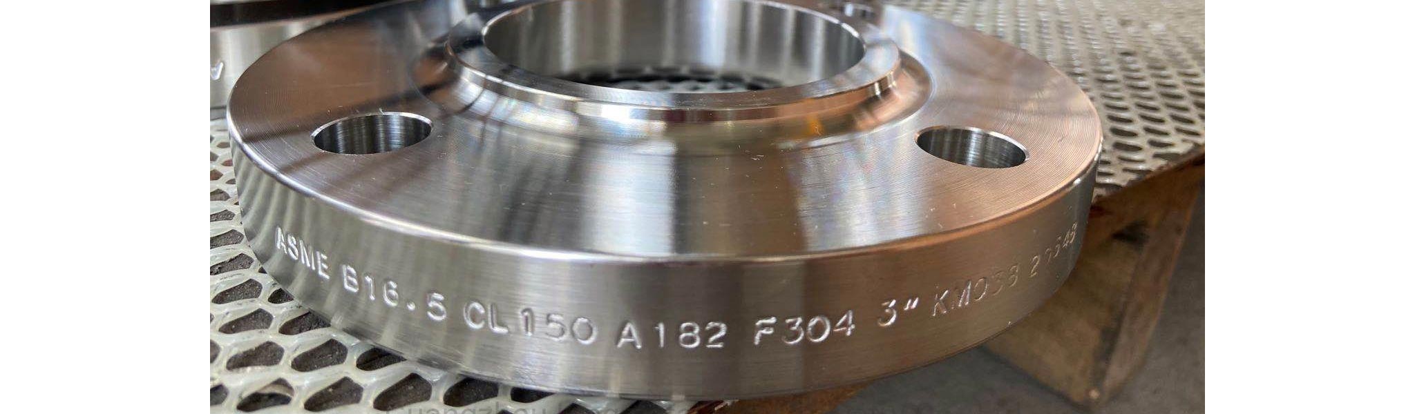 ASTM A182 F 304不锈钢法兰